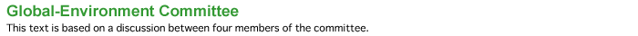 Global-Environment Committee