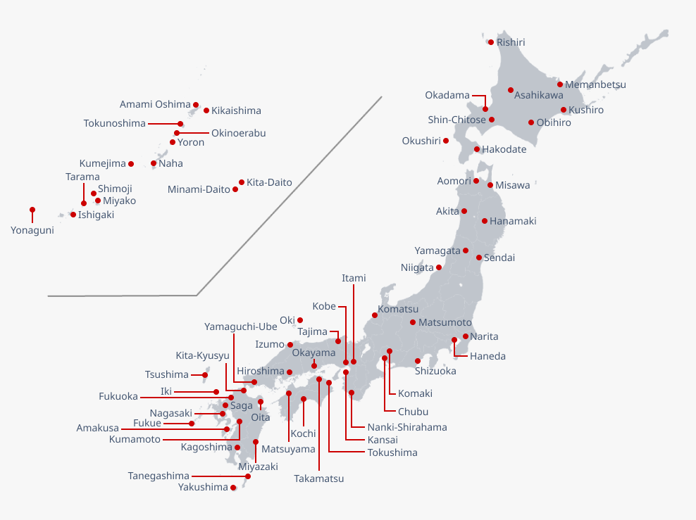 日本の地図