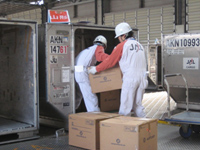 Photo: Provision of goods to disaster areas