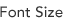 Font Size
