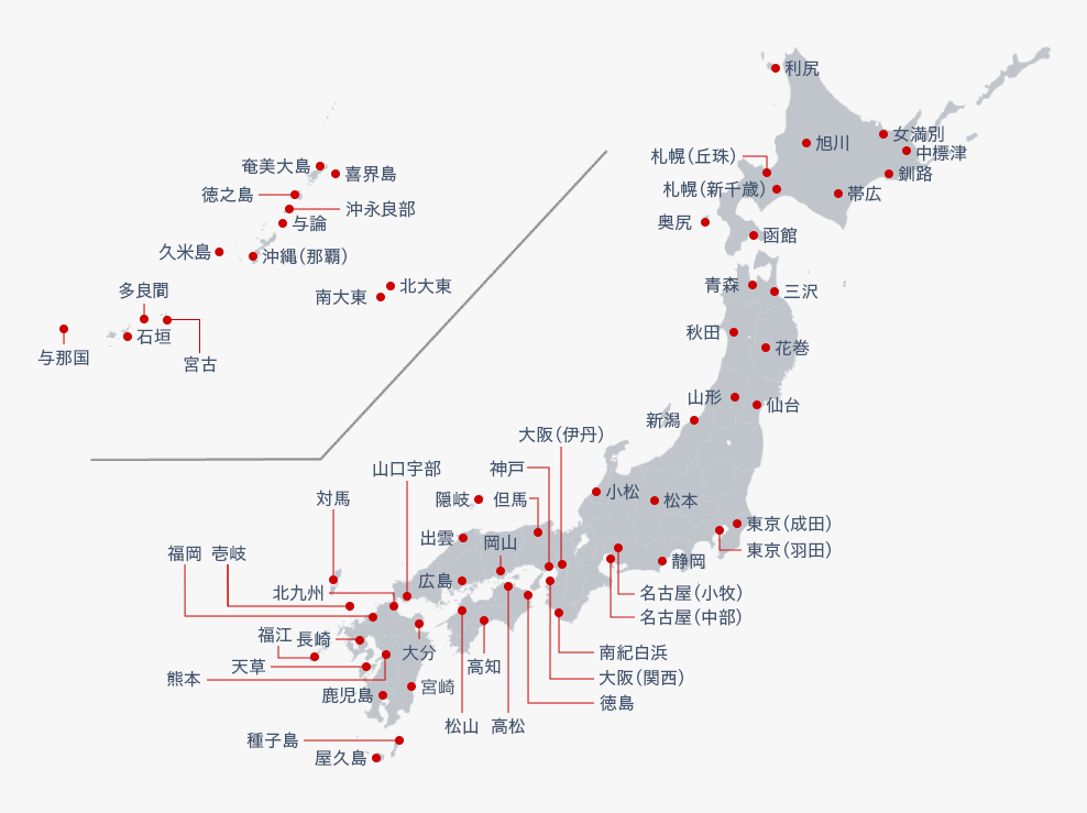 日本の地図