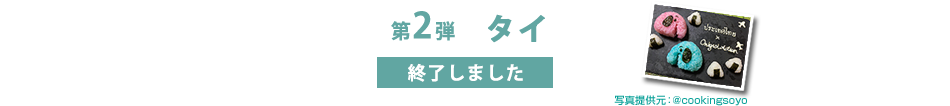 JAL就航国/地域テーマ 第2弾 タイ 終了しました