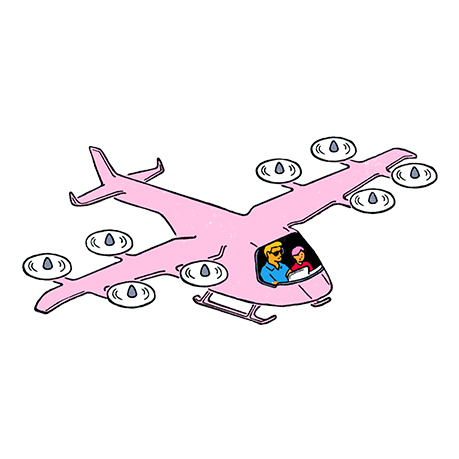 Sky stations & flying cars