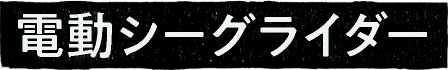 電動シーグライダー