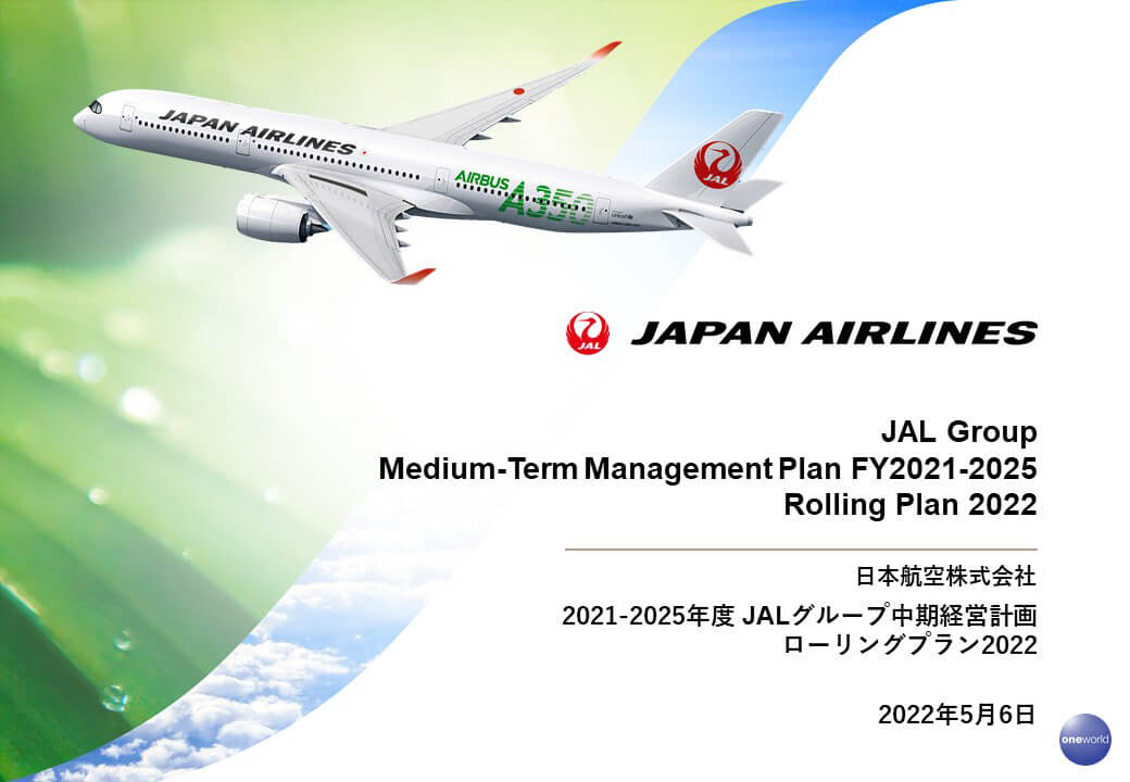 2021-2025年度 JALグループ 中期経営計画ローリングプラン2022の画像
