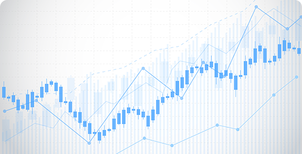 An image of a stock price chart.