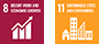 DECENT WORK AND ECONOMIC GROWTH, SUSTAINABLE CITIES AND COMMUNITIES